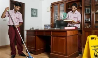 office boy works